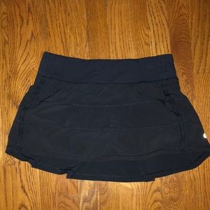 Lululemon black tennis skirt